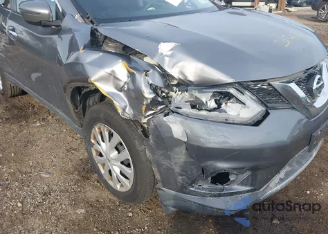 2016 Nissan Rogue S из США, поврежденный, VIN KNMAT2MV6GP616803